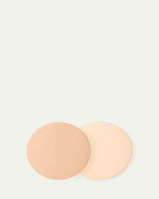 Reversible Round Faux Patent Leather Placemat